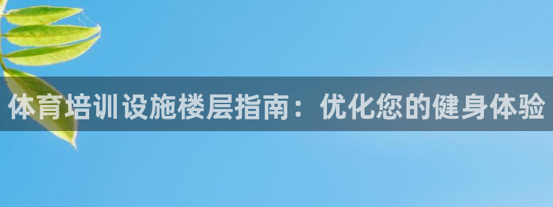 耀世平台总代理是谁：体育培训设施楼层指南：优化您的健